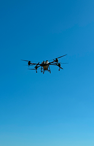 cuantos kg levanta un drone agricola